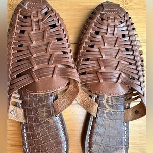 Sam Edelman women sandal, brown sz 6.5